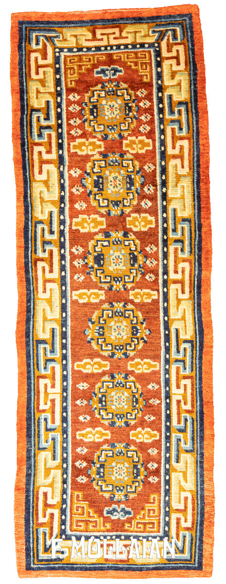 Antique Tibetan Rug Decorative Runner n°:625186